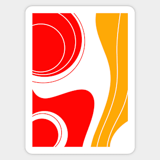 Abstract V28 Sticker